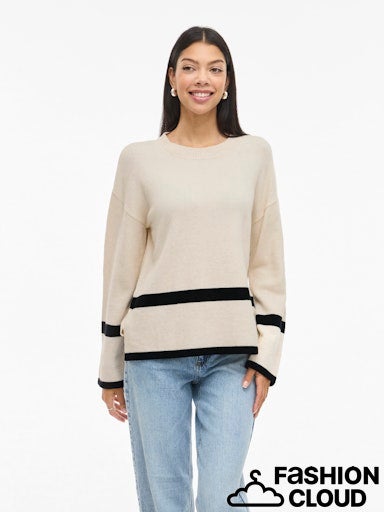 Vila Viril O-Neck Oversize L/S Knit Top